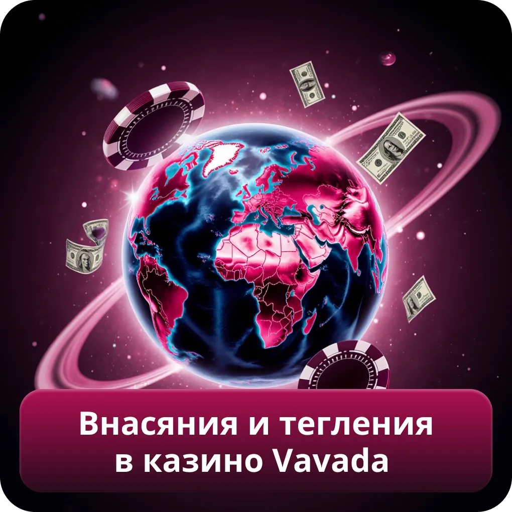 Внасяния и тегления в казино Vavada